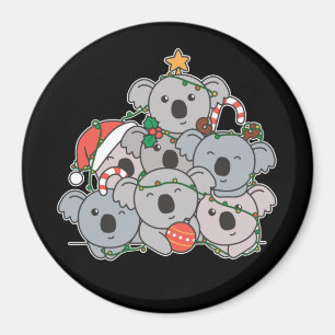 Íman Árvore de Natal Koala Engraçado Magneta de Natal A