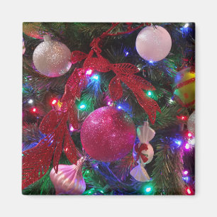 Íman Árvore de Natal Multicolorida Festa Colorida