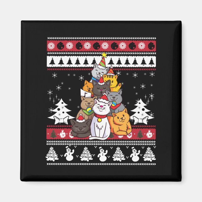 Íman Árvore de Natal para Gatos (Frente)