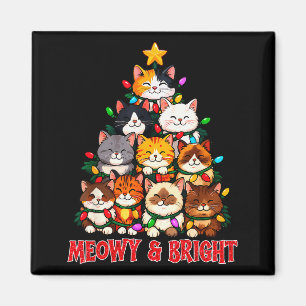 Íman Árvore de Natal para Gatos Meowy e Brilhante Camis