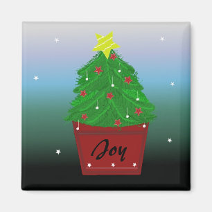 Íman Árvore de Natal perene em vaso