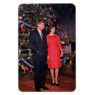 Íman Árvore de Natal Presidente John Kennedy & Jacqueli