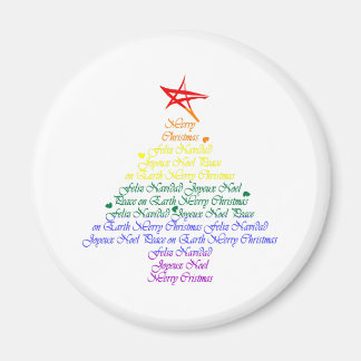 Íman Árvore de Natal Rainbow