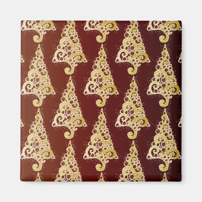 Íman Árvore de Natal Sparkly (Frente)