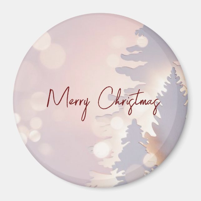 Íman Árvore de Natal Sparkly (Frente)