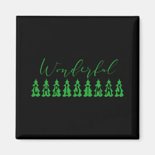 Íman Árvore de Natal Verde Tygraphy Maravilhosa