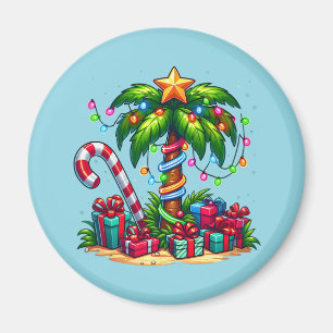 Íman Árvore de Palma de Natal tropical