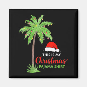 Íman Árvore de Palmeira de Natal Essa É Minha Camisa de