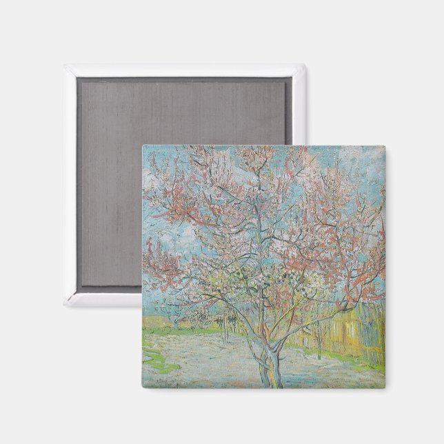 Íman Árvore de Pêssego de Flor (Front/Back)