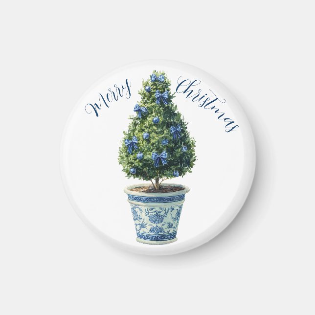 Íman Árvore de Topiaria Natal  (Frente)