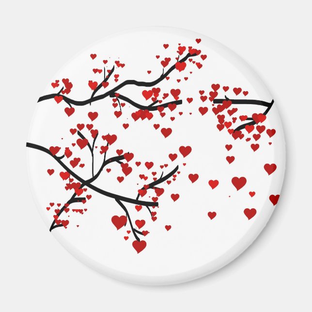 Íman Árvore do Coração (Frente)