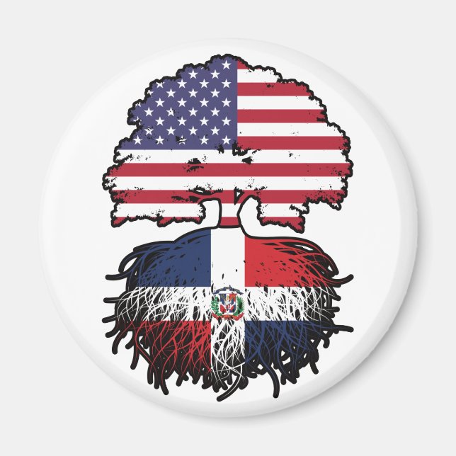 Íman Árvore Dominicana Americana (Frente)