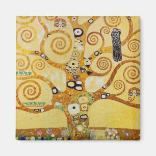 Íman Árvore Dourada da Vida Arte – Klimt Art Nouveau