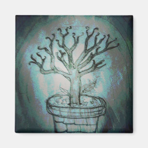 Íman árvore morto bonsai