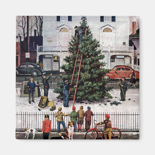 Íman Árvore na praça da cidade