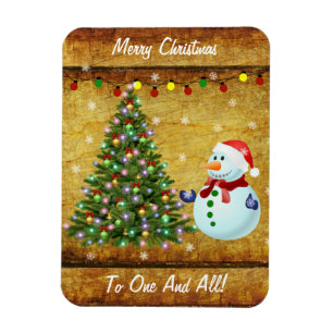 Íman Árvore Natal Snowman