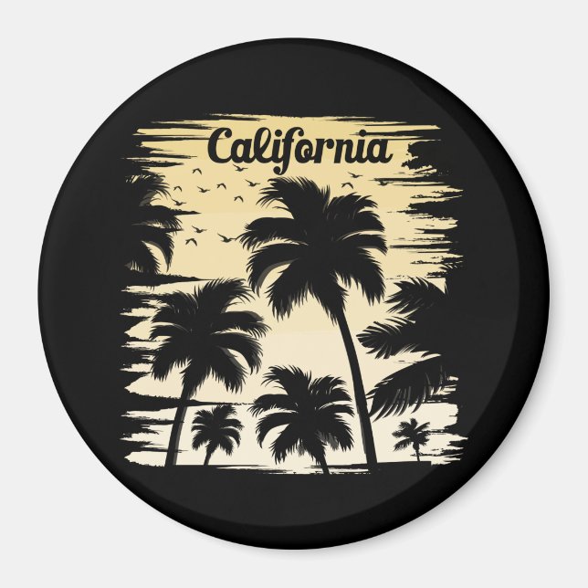 Íman Árvore Palm da Califórnia (Frente)