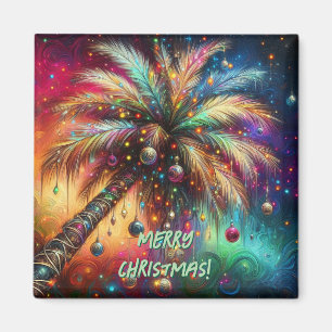 Íman Árvore Tropical de Natal Whimsso Vivid