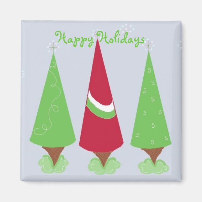 Íman Árvores bonito (Frente)