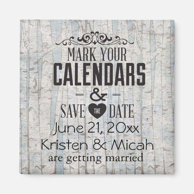 Íman Árvores Brancas Salvem a Data (Frente)