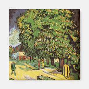 Íman Árvores de castanha em Blossom por Vincent van Go