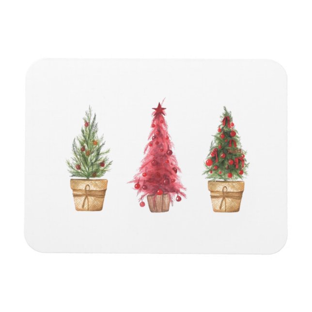 Íman Árvores de Natal (Horizontal)