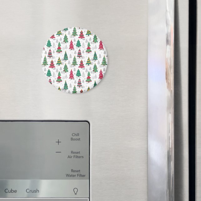 Íman Árvores de Natal Decoradas Caprichosas e Divertida (In Situ (Fridge))