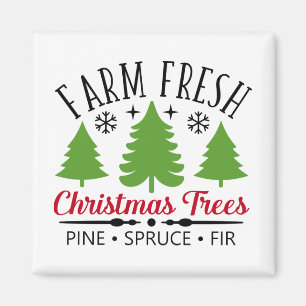 Íman Árvores de Natal frescas de fazenda
