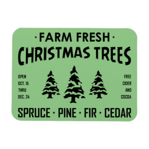 ÍMAN  ÁRVORES DE NATAL FRESCO FAZENDA