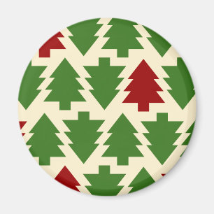 Íman Árvores de Natal Padrão de Feriado