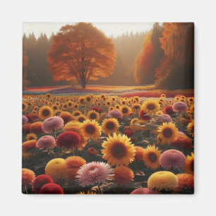 Íman Árvores de outono/campo com mães