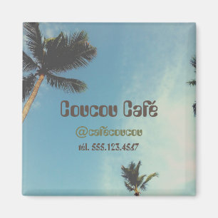 Íman Árvores de palmeiras de promoção personalizadas da