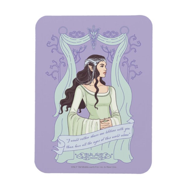 Íman ARWEN™ "Compartilhe Uma Vida Com Você" Gráfico (Vertical)