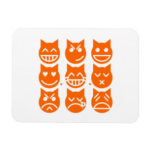 Íman As 9 Vidas do Gato Emoji