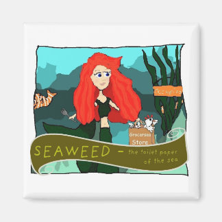 Íman As algas são o papel higiênico do ímã marinho