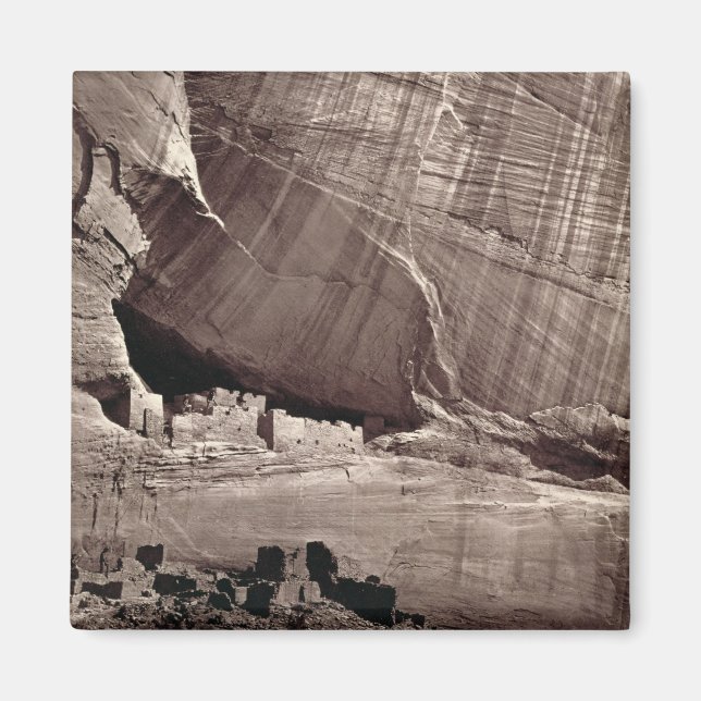 Íman As antigas ruínas do Canyon de Chelle, 1873 (a (Frente)