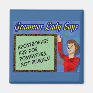 Íman As apóstrofes são para ímãs de Possessives