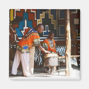 Íman As batidas do cilindro de África