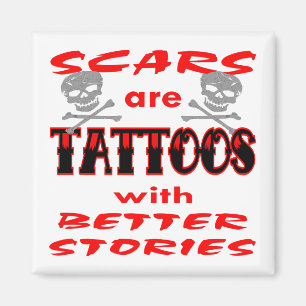 Íman As cicatrizes são tatuagens com melhores históri