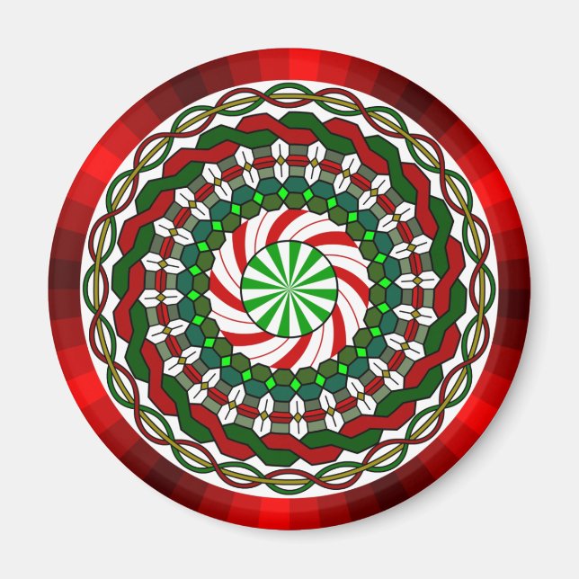 Íman As Cores do Magneta de Natal (Frente)