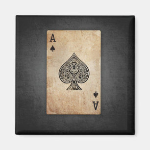 Íman Ás de espadas travesseiro decorativo