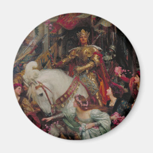 Íman As Duas Coroas por Sir Frank Bernard Dicksee