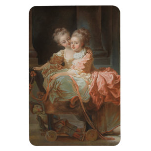 Íman As duas irmãs - Jean-Honoré Fragonard