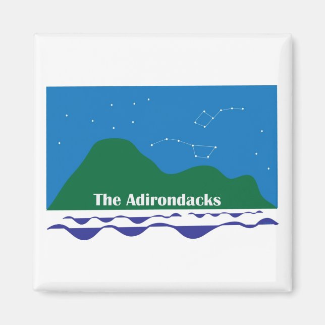 Íman As Estrelas do Adirondack (Frente)
