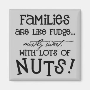 Íman As famílias são como o fudge