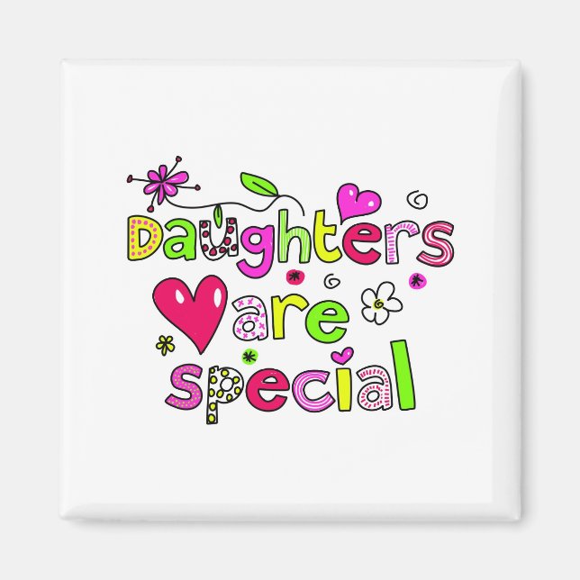 Íman As filhas são especiais (Frente)