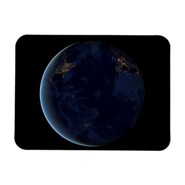 Íman As Luzes da Terra à Noite (Horizontal)