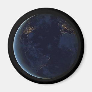 Íman As Luzes da Terra à Noite