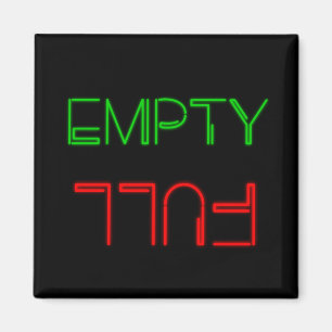 Íman As luzes de néon esvaziam ou máquina de lavar