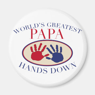 Íman As melhores mãos da papá para baixo